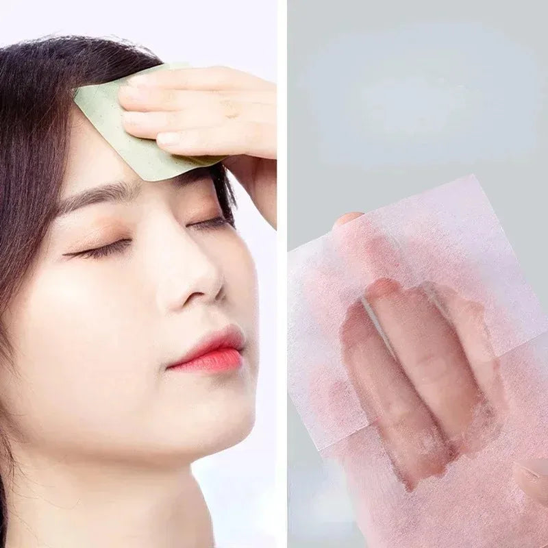 Facial Oil Blotting Papers 100-500 Sheets Matte Face Wipes Oil Control Makeup Tools