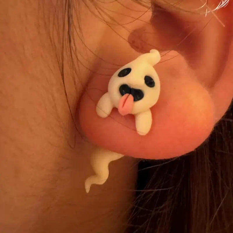 Halloween Ghost Stud Earrings Noctilucent Festival Jewelry for Men Women