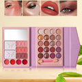 All-in-One Makeup Palette with Lipstick, Blush, Contour & Highlighter - Multicolor
