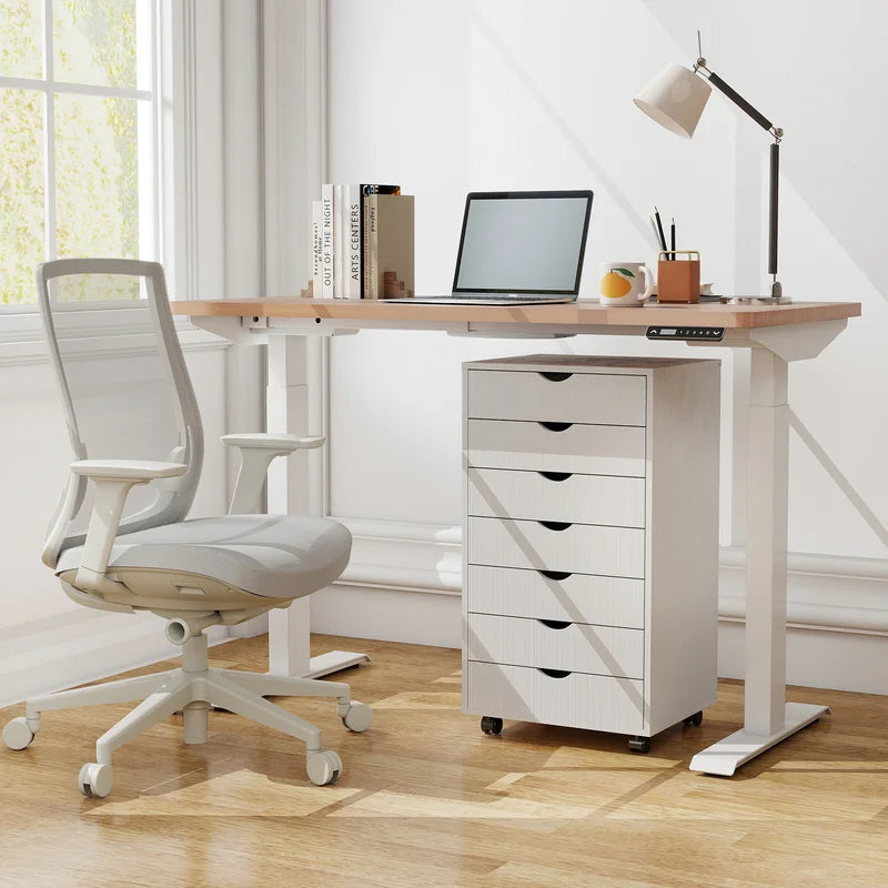 7-Drawer Vertical File Cabinet with Storage for Office and Home