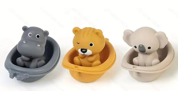 Silicone Baby Bath Toys Set - Sensory Water Play for Toddler Bathtub, Pool & Shower