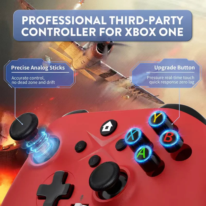 Wireless Game Controller for Xbox Series S/X, One, PC — 6 Axis Gyro Turbo
