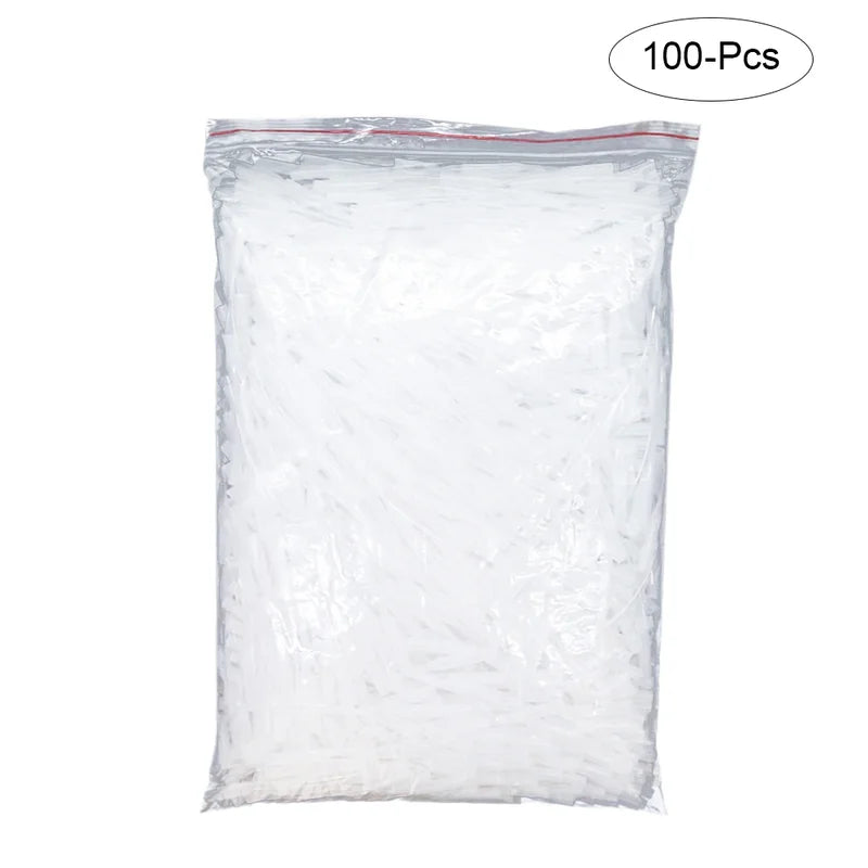 100Pcs Glue Dispenser Tips for Bottles - Rubber Hose & Drip Tube Replacement