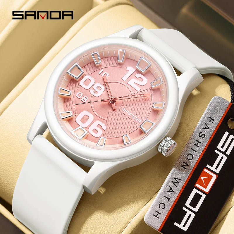 Fashion Quartz Watch for Sports & Casual, Waterproof, 39mm Dial