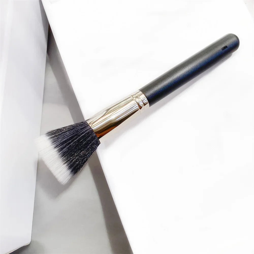 Multi-Purpose Duo Fibre Face & Blush Brush Set - Lightweight Makeup Tools