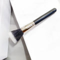 Multi-Purpose Duo Fibre Face & Blush Brush Set - Lightweight Makeup Tools