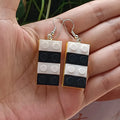 Colorful Building Blocks Earrings for Women Rainbow Drop Dangle Jewelry Gift