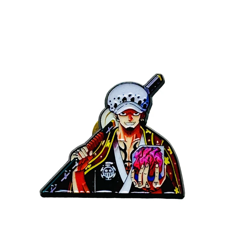 Anime One Piece Brooch Enamel Pin for Clothes & Backpacks - Cute Badge