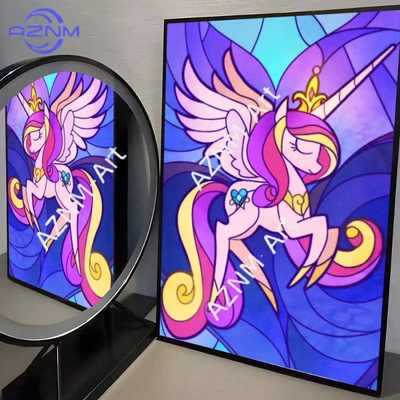 Cartoon P-Pony Poster for Home, Office & Dining Room Decor - Canvas Print