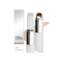 Color Changing Foundation Stick with Makeup Brushes - Waterproof, High Coverage, Lightweight
