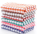 6 Pack Cotton Kitchen Cleaning Cloths - Absorbent Dish Towels for Home & Restaurant