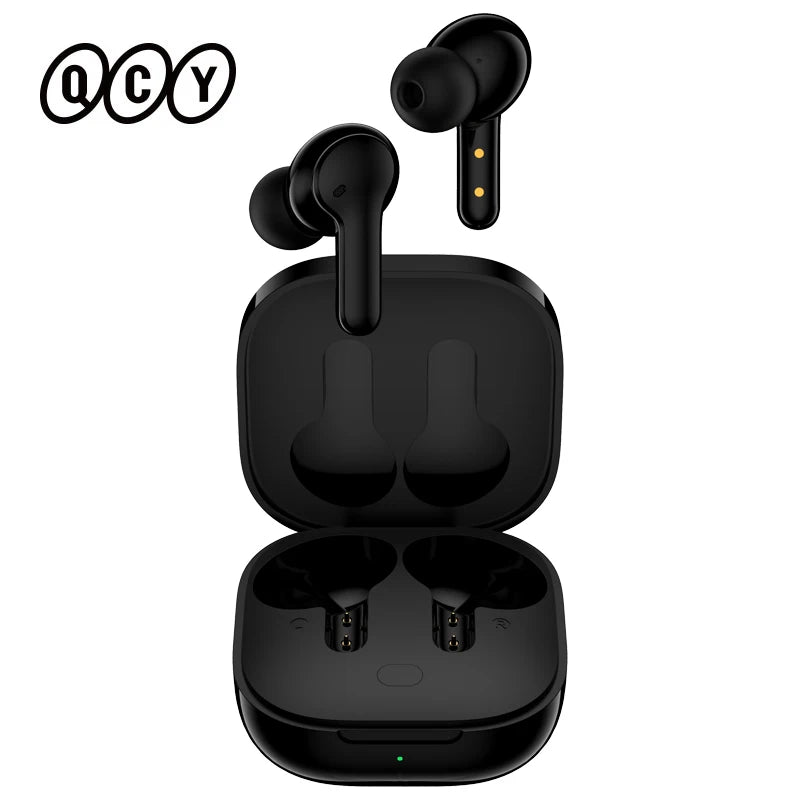 Wireless Bluetooth Earbuds with Noise-Canceling Microphones and Touch Control