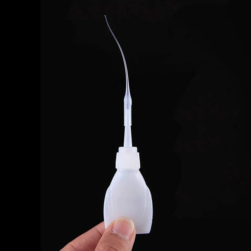 100Pcs Glue Dispenser Tips for Bottles - Rubber Hose & Drip Tube Replacement