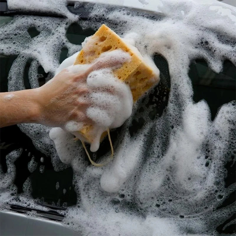 Large Car Washing Sponge Block - Soft Grid Foam, High Water Absorption, Multi-Color