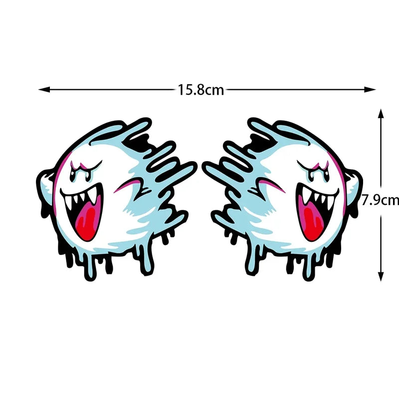 Halloween Ghost Reflective Stickers for Car Motorcycle Scooter Decoration