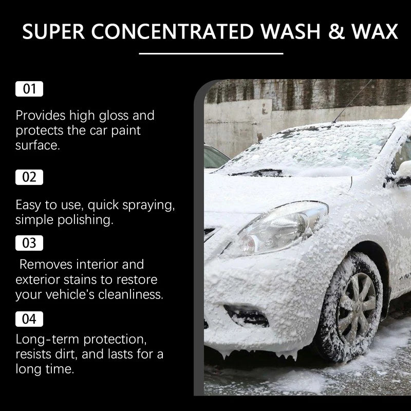Car Wash Shampoo Foam Detailing Cleaner - 100ml Auto Exterior Car Care