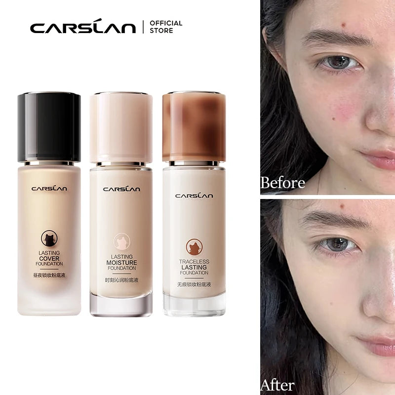 Liquid Foundation Concealer Set - Full Coverage, Matte, Moisturizing, Oil Control