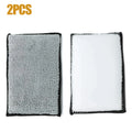 Double Side Car Interior Cleaning Sponge for Leather & Plastic Surfaces - Microfiber Wash Pad