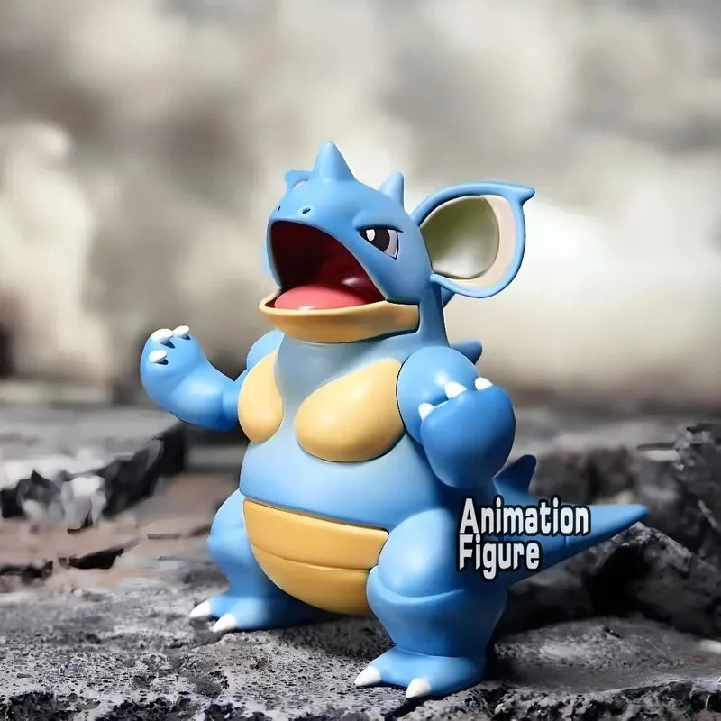 Anime Pokemon Nidoqueen & Nidoking PVC Action Figures Collectible Toys