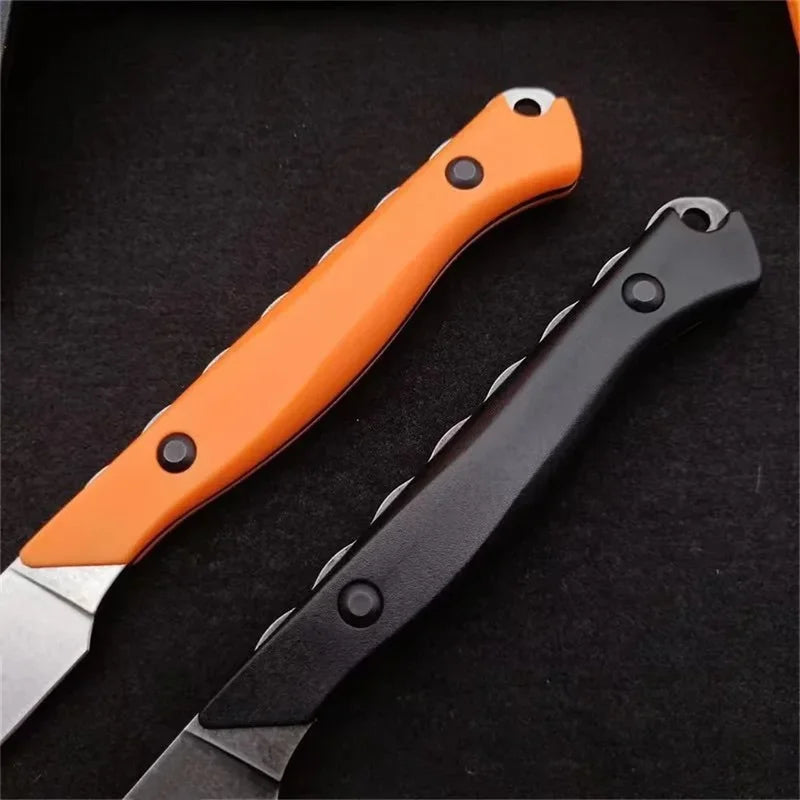 Fixed Blade Survival Knife with Nylon Sheath - Outdoor Camping & Fishing Tool