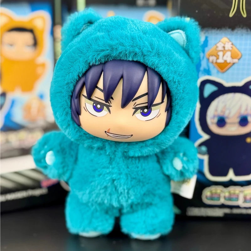 Jujutsu Kaisen Plush Blind Box Mini Vinyl Figures with Cat-Ear Collectible Set