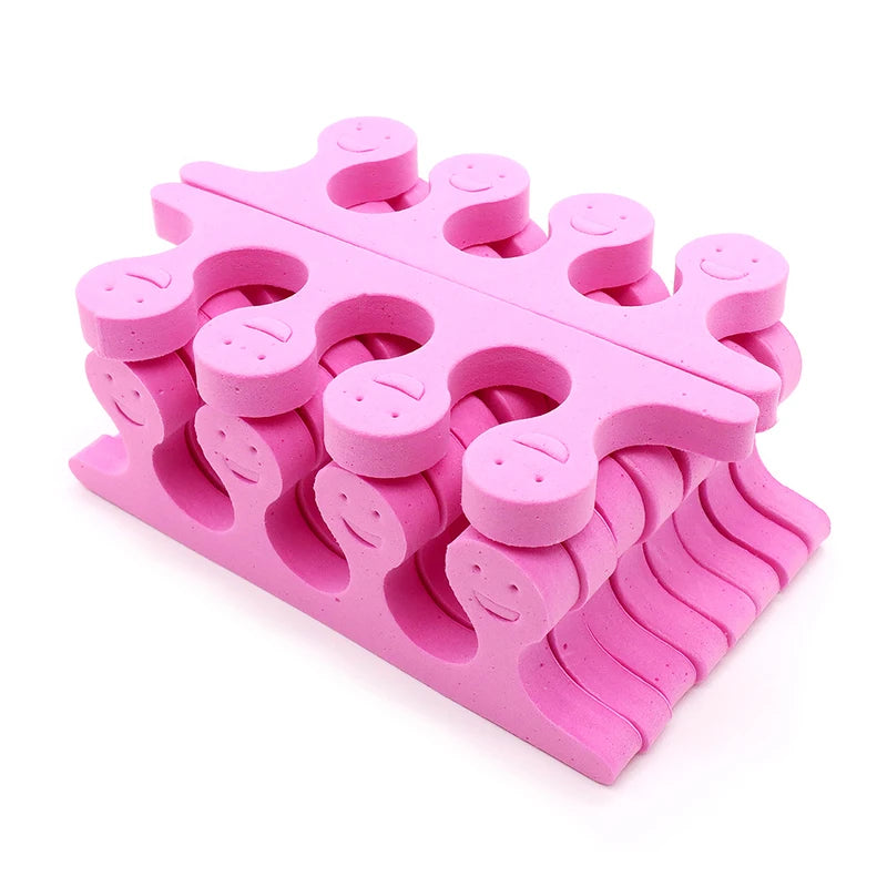 50/100Pcs Nail Art Toe Separator Set Soft Sponge Pedicure Tool for Manicure & Foot Care