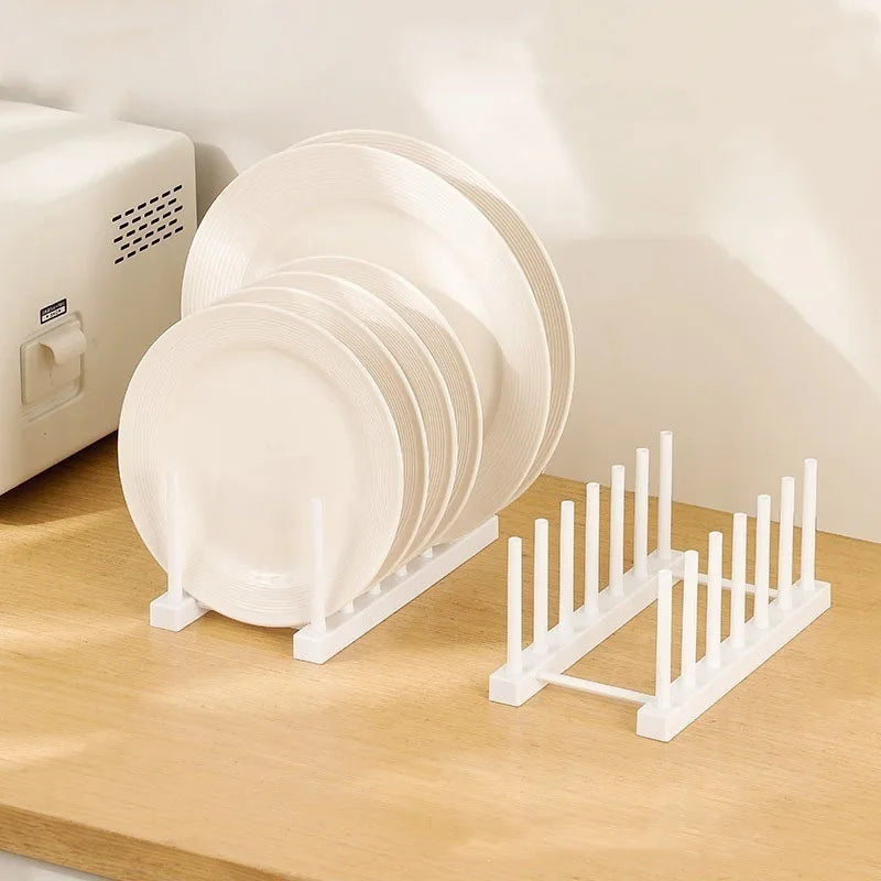 Multi-Functional Dish Drainer Rack - 2-Tier Kitchen Sink Organizer for Plates Bowls and Utensils