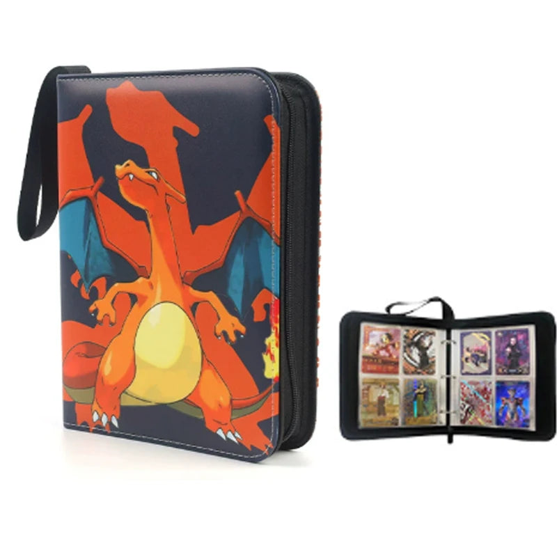 400PCS Toy Collection Photo Album Binder with Zipper and Card Holder
