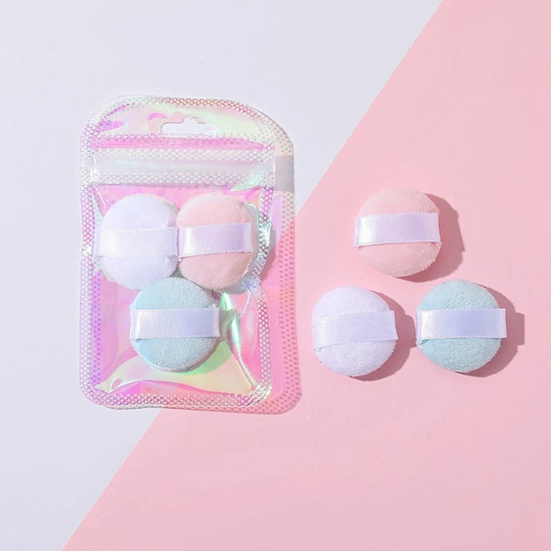 Velvet Mini Finger Puff Makeup Powder Sponge Face Concealer Blender Cosmetic Tool