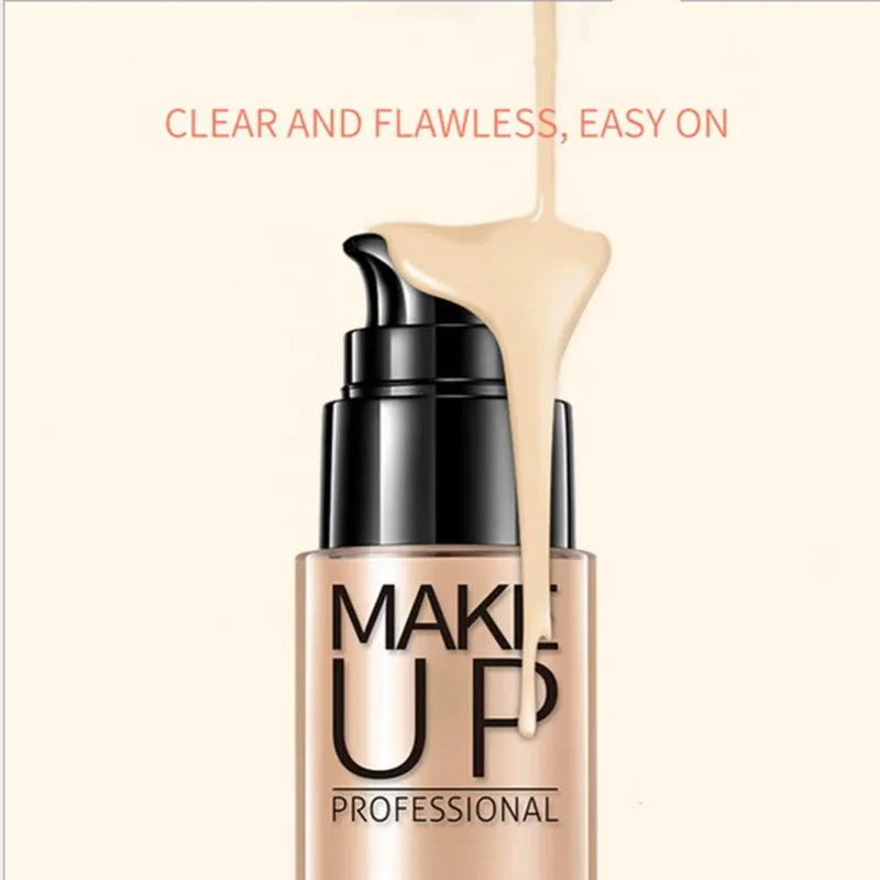 Liquid Foundation Makeup Concealer BB Cream Waterproof Long Lasting Face Base