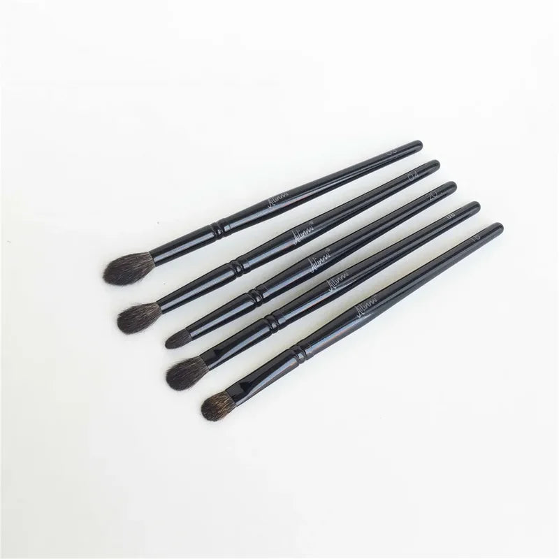 Professional Makeup Brush Set with Face, Eye, Powder & Blush Brushes - Multiple Handle Colors