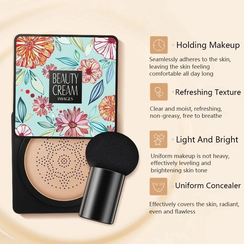 Waterproof Brightening Liquid Foundation with Concealer for All Skin Types - 20g