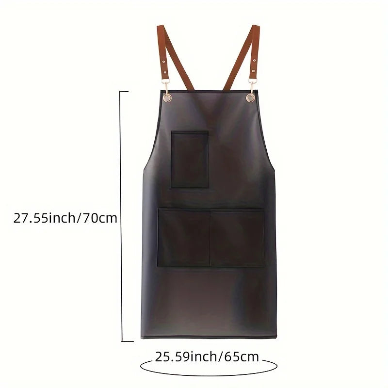 Waterproof Oil-proof Apron for Kitchen Cooking and Household Use - Korean Style Overalls