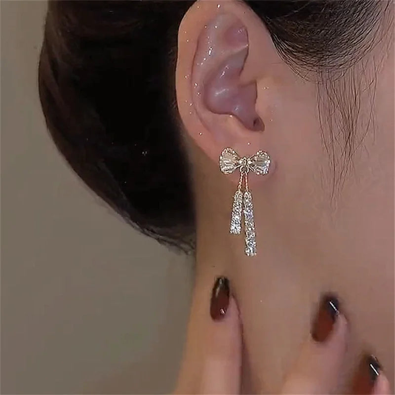 Trendy Crystal Zircon Earrings for Women - Party Jewelry & Gift