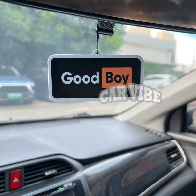 Car Freshener Mirror Hanging Scent Strip Paper Set - Multiple Patterns, Cool Car Decor