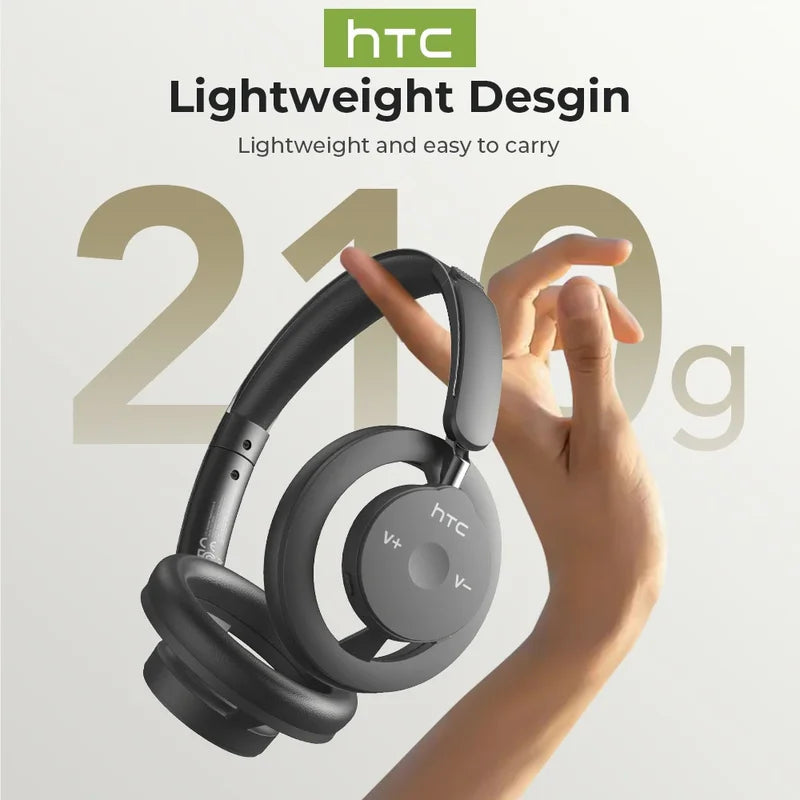 Open-Ear Wireless Headphones Bluetooth V6.0 Foldable Ultralight Earbuds