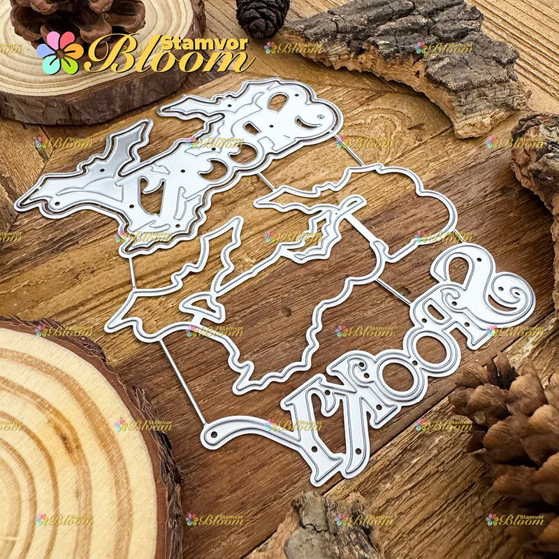 Halloween Bat Metal Cutting Dies for Scrapbooking & Embossing