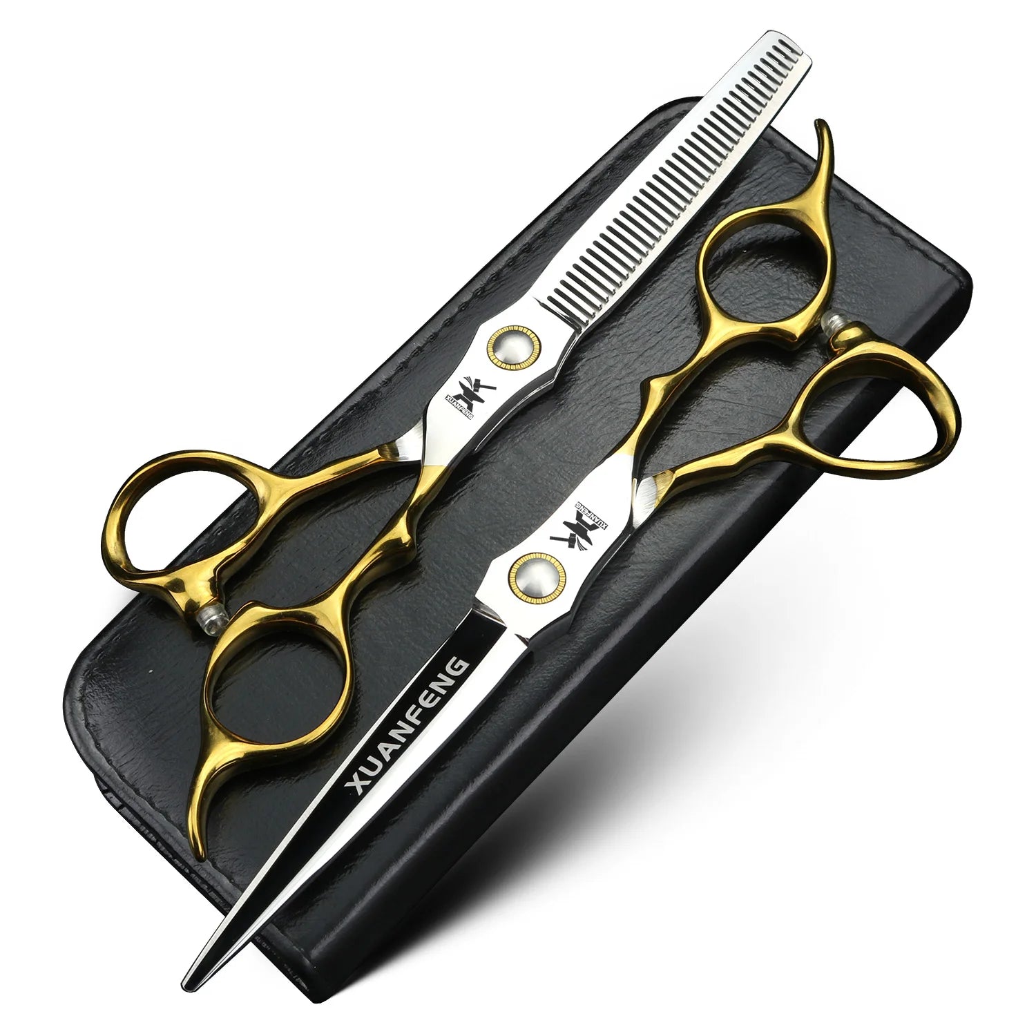 Professional Hair Scissors 6.5 Inch Thinning & Cutting Shears with Sharp Steel Blades