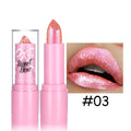 Sparkling Bow Lipstick Set - 6 Glitter Shades, Long-Lasting & Moisturizing