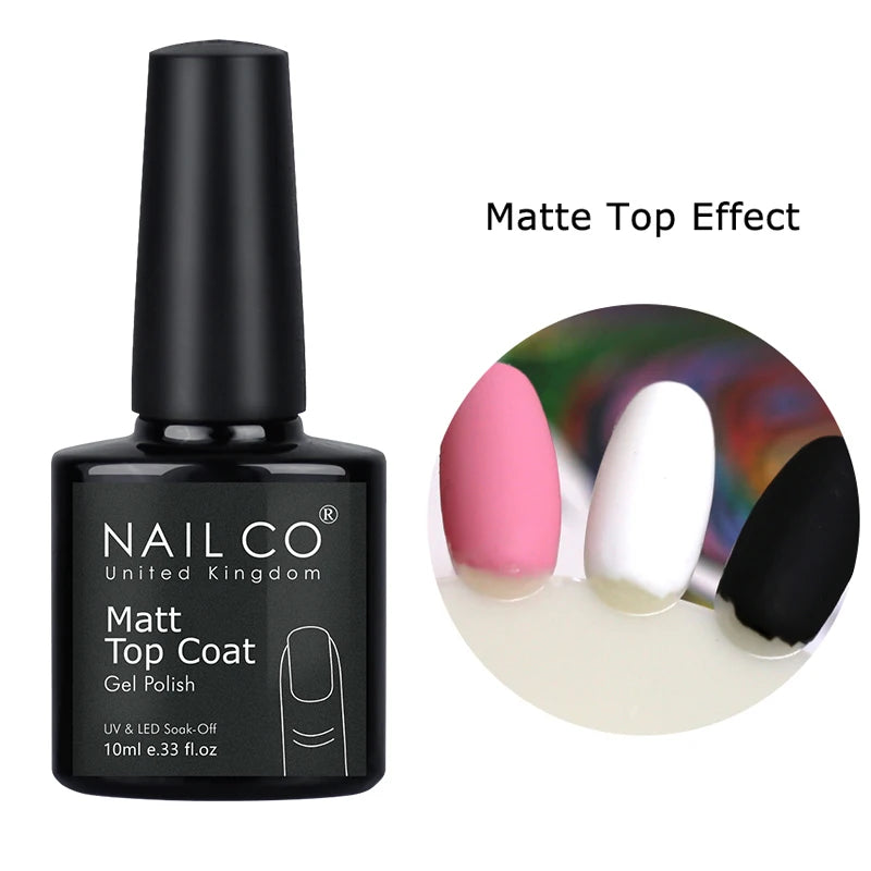 15ml TPO-Free Gel Nail Polish Semi-Permanent Manicure Top Coat UV Gel
