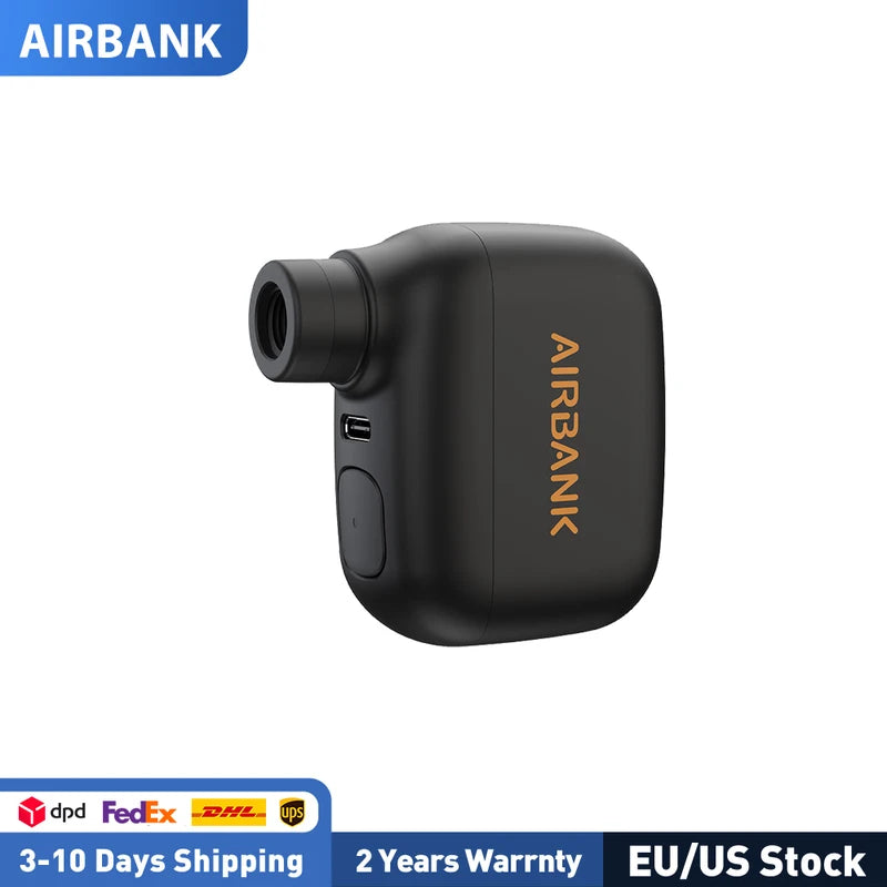 Mini Portable Electric Bike Pump - Cordless Tire Inflator for Presta & Schrader Valves