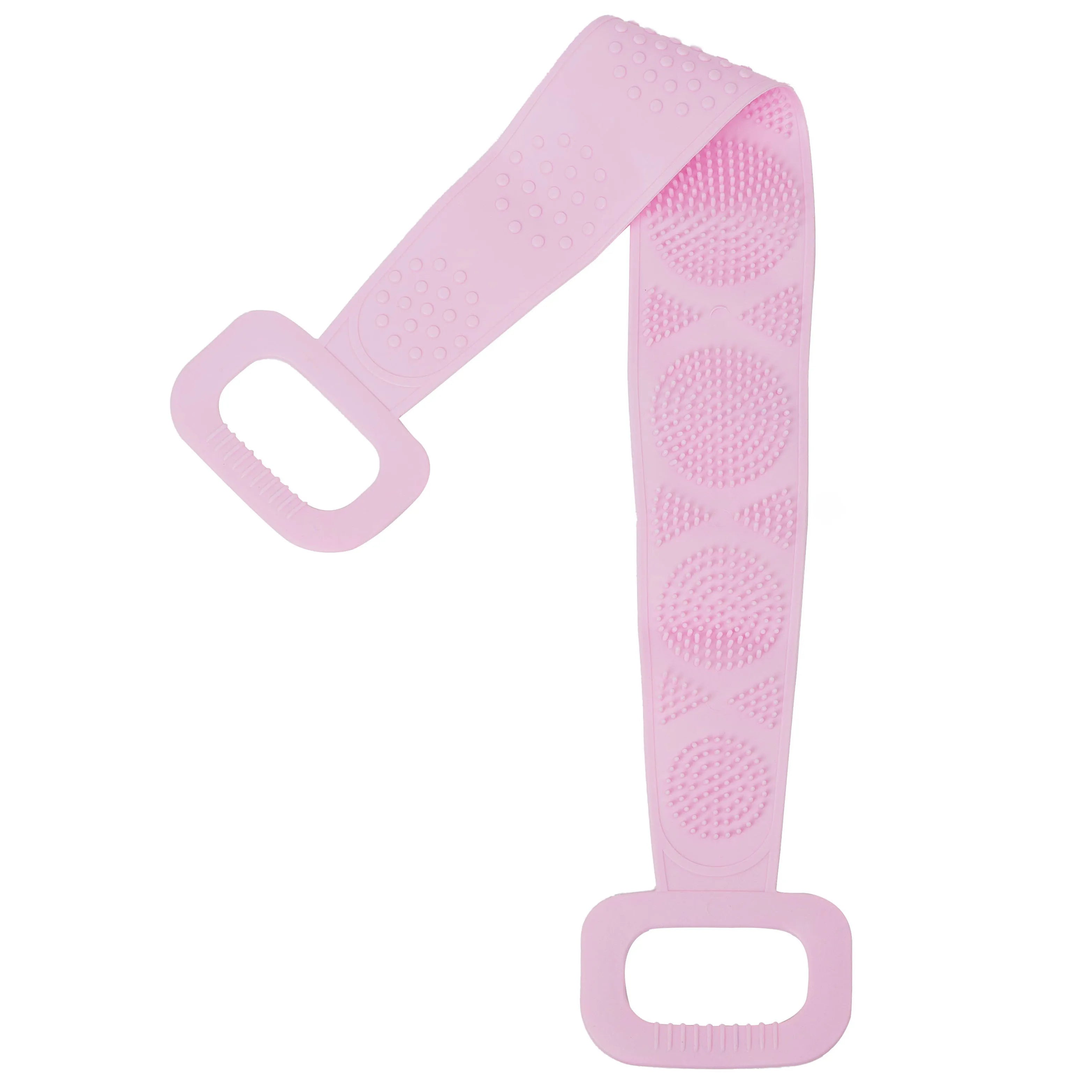 Silicone Body Scrubber Exfoliating Shower Back Brush Bath Sponge Clean Tool