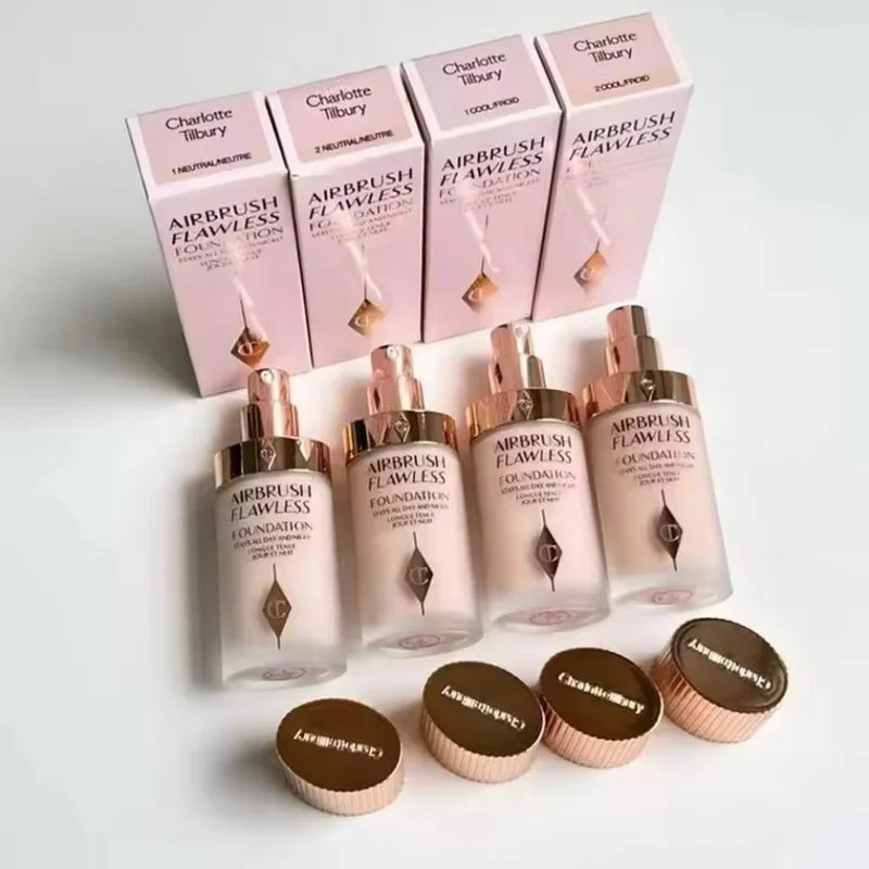 Makeup Set with Foundation, Blush, Eyeshadow, Lip & Powder - Multiple Colors