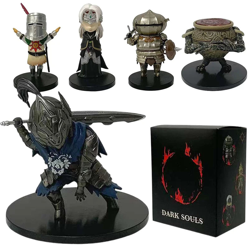 Anime Dark Souls Action Figures Collection PVC Model Set - Siegward Solaire Artorias Ornstein