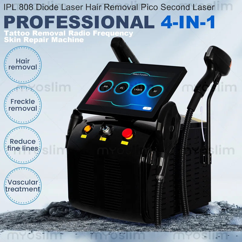 4-in-1 Professional Laser Hair Removal & Skin Rejuvenation Machine