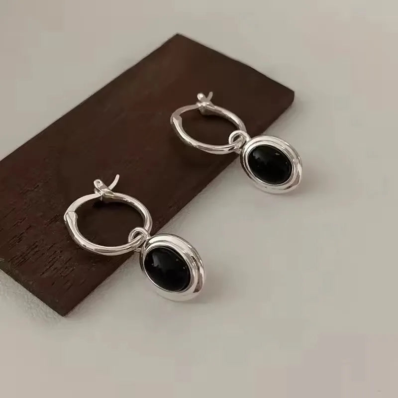 Sterling Silver Geometric Stud Earrings for Women - Versatile Jewelry Gift