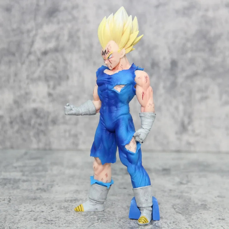 20CM Anime Dragon Ball Action Figures Goku Vegeta Battle Damage Statue PVC Model Toy