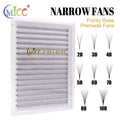 Premade Volume Lash Fans 8-15mm for Eyelash Extensions - 3D/6D/8D/10D Sharp Narrow Fans