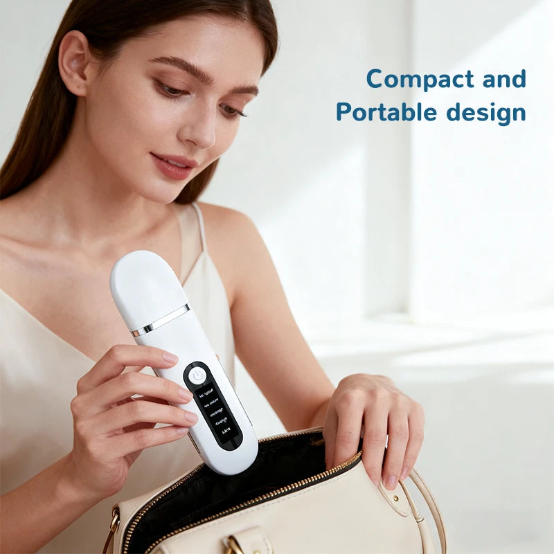 Ultrasonic Skin Scrubber 4-in-1 Facial Cleansing & Blackhead Remover