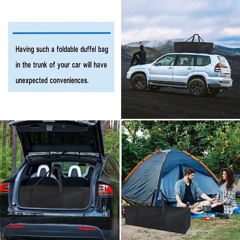 Outdoor Camping Storage Bag Canvas Canopy Pole Organizer Tent Accessories